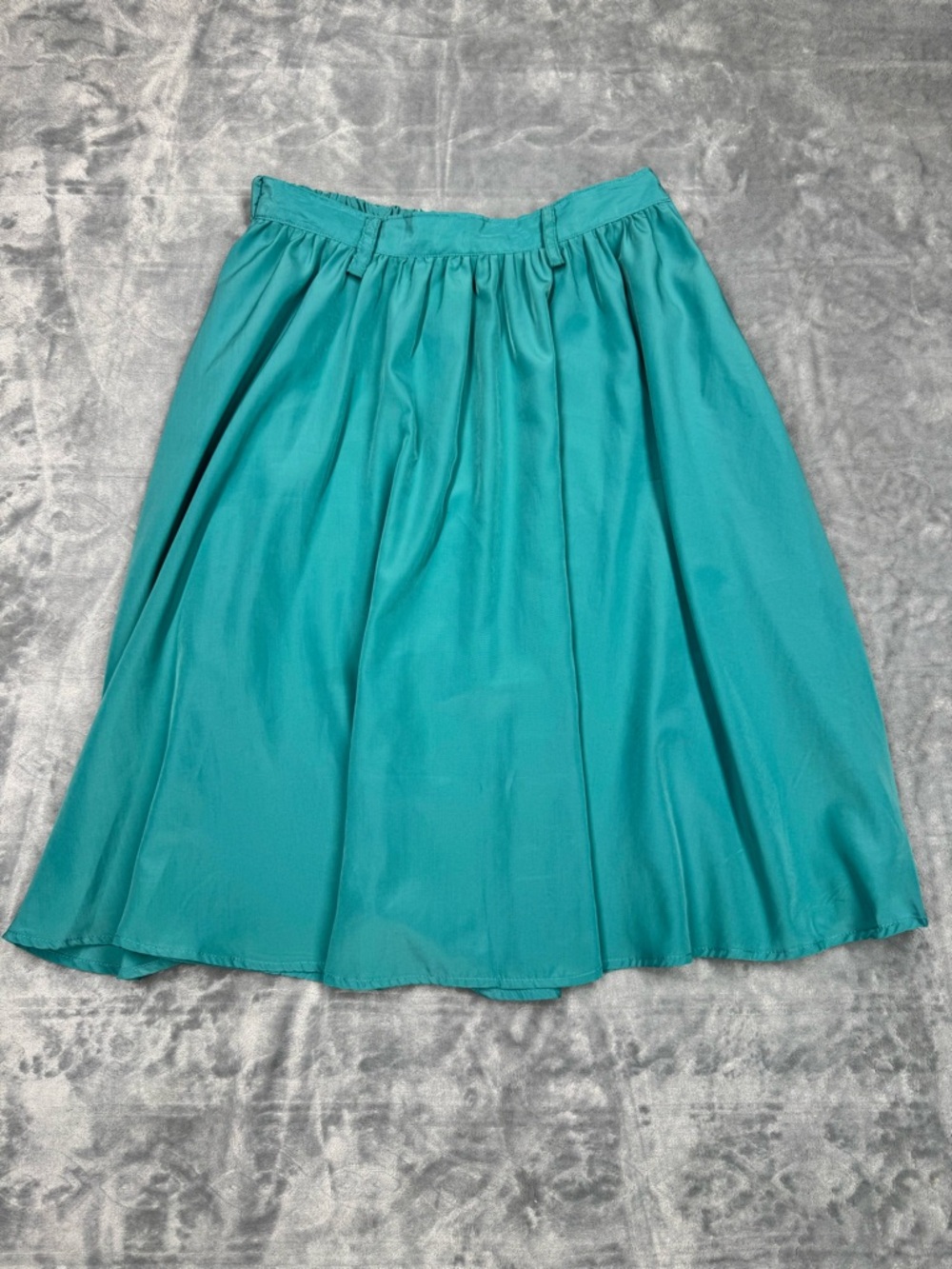 Xhilaration Teal A-Line Skirt with Belt Loops